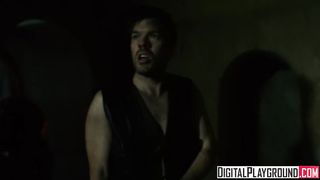 Ниган трахает негритянку Мишонн в порно версии «Ходячих мертвецов»