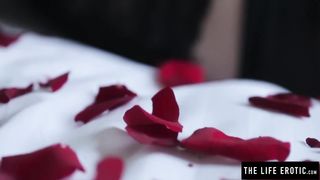 Viola Bailey злобно мастурбирует на лепестках роз, чтобы забыть бывшего