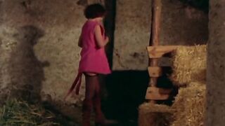 Дрочун подглядывает за рыжей нимфоманкой в итальянской порнографии 70-х годов