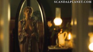 Джоэнна Вандерхам дразнит голыми сиськами и киской мужчину в сериале