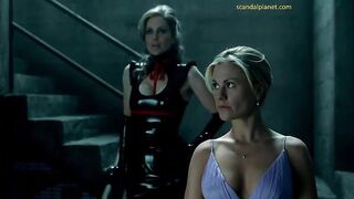 Голая Наташа Алам в сцене БДСМ порки в вампирском сериале