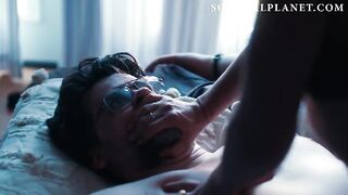 Сумасшедший секс Джен Харрис в виртуозных позах в сериале