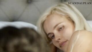 Голая блондинка Изабель Лукас в постели с любовником в «Осторожнее с желаниями»