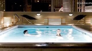 Карл Урбан лижется с голой Изабель Лукас в бассейне в фильме «Лофт»