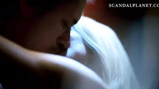 Юэль Киннаман трахает стоя голую Кристин Леман в сериале