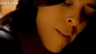 Сара Силверман трахается раком у стены с никудышным любовником из фильма