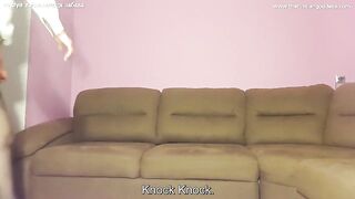 Русская госпожа вылила на камеру сперму из презерватива в соло