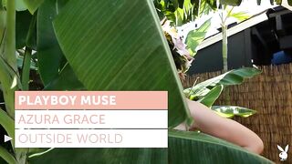 Эросессия в саду со сногсшибательной моделью Азурой Грейс