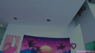 Подружки Рокси Синнер и Райли Рейн утопили в слюне хуй любовника