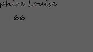 Старая училка в чулках Сапфир Луиза ковыряет шмоньку на перерыве