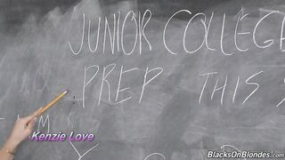 Черные студенты с большими членами ебут сексуальную училку Кензи Лав