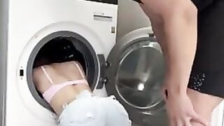 Трах на стиральной машине с Skyiiah