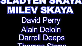 Мама и дочь Сладьен и Милева Ская пришли на групповой кастинг Вудмана