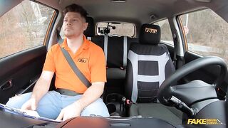 Пышечка Алея Сан трахается с инструктором за водительское удостоверение