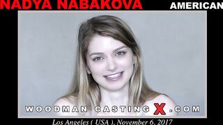 Русская американка Надя Набакова заглянула на секс кастинг Вудмана