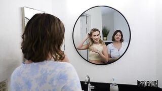 Крошка Хлоя Кингсли трахается с бойфрендом за спиной у своей соседки