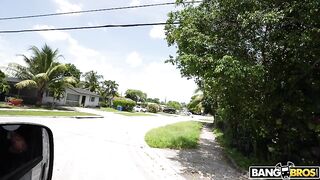 Силиконовая красотка Майара Лопес зарабатывает сексом с черным пикапером