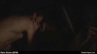 Голая Люси Уолтерс занимается сексом в триллере «Тут одна»