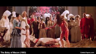 Джулия Ормонд занимается сексом с принцем в конюшне в фильме «Дитя Макона»