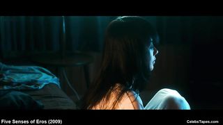 Пэ Чжон Ок и Ом Чон Хва в откровенных секс сценах из фильм «Пять чувств Эроса»