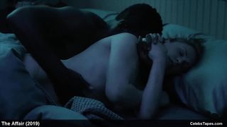 Голые Анна Пэкуин и Мора Тирни в секс сценах в сериале «Любовники»
