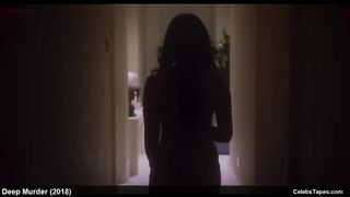 Джессика Паркер Кеннеди и Кэти Аселтон в эротической секс сцене из комедии «Глубокое убийство»