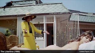 Нарезка секс сцен с Катрин Спаак из эротической драмы «Распутница»