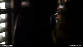 Анастасия Мескова и Ольга Сутулова в откровенных и жестких секс сценах из сериала «Троцкий»