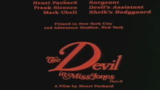Раритетный порно фильм «Дьявол в мисс Джонс 2» (The Devil in Miss Jones 2)