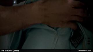 Миган Гуд в красивом белье в триллере «Незваный гость»