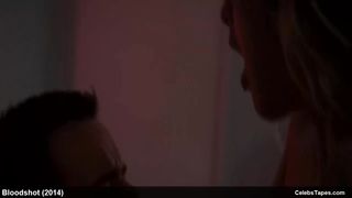 Полуголая Зои Гриседейл в эротической сцене из фильма «Бладшот»