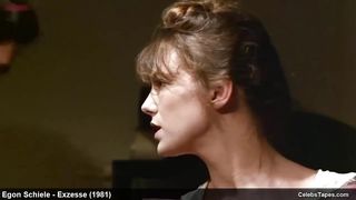 Голые тела Джейн Биркин и Карины Фалленштейн в фильме «Эгон Шиле – Скандал»
