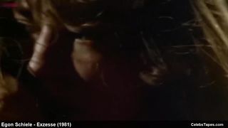 Голые тела Джейн Биркин и Карины Фалленштейн в фильме «Эгон Шиле – Скандал»