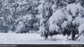Голые Аня Бэй, Серрис Морган-Мойер и Лаура Алеман в фильме «Занесенные снегом»
