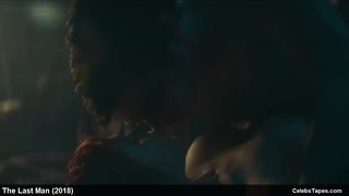 Голая грудь Лиз Солари и эротический секс с ней в фильме «Последний человек»