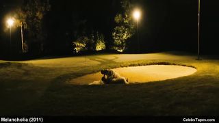 Голая Кирстен Данст в подборке сцен из фильма «Меланхолия»