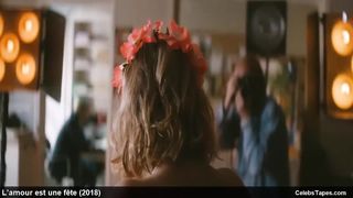 Полуголые актрисы танцуют в сценах из фильма «Любовь - это вечеринка»